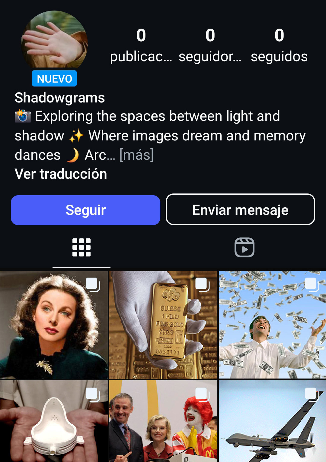 Shadowgrams